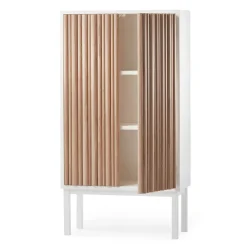 Collect cabinet 2013 oak, White leg