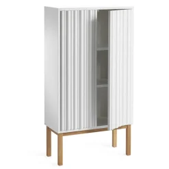 Collect cabinet 2003, White-White oiled leg