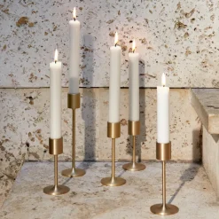 Collect SC58 candle sticks, brass