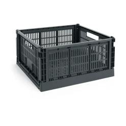 Colour Crate L Square 42x42 cm, Charcoal
