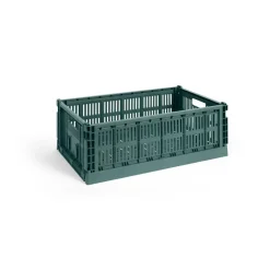 Colour Crate L 34.5x53 cm, Dark green
