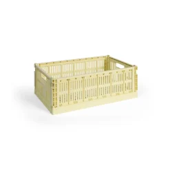 Colour Crate L 34.5x53 cm, Light yellow