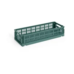Colour Crate Mini Oblong 13x34.5 cm, Dark green