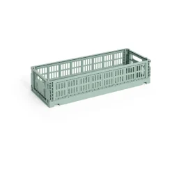 Colour Crate Mini Oblong 13x34.5 cm, Sage green