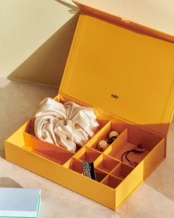 Colour Storage jewelry box 23,2x16,1 cm, Egg yolk