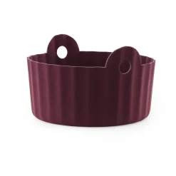 Colu Basket storage basket Ø44 cm, Burgundy