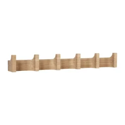 Column coat rack 49 cm, Light-oiled oak