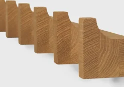 Column coat rack 49 cm, Warm oiled oak
