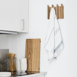 Column hanger, Oak black lacquered