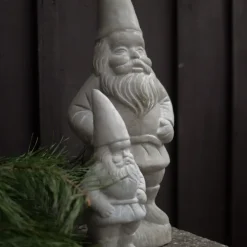 Concrete Santa Christmas decoration, Concrete, large