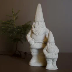 Concrete Santa Christmas decoration, Concrete, large