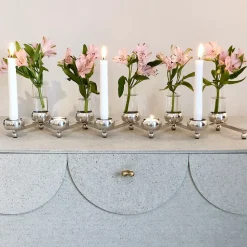 Constella candle holder large, aluminum