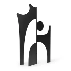 Contour decoration 20x42.7 cm, Black