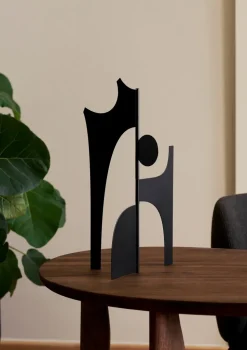 Contour decoration 20x42.7 cm, Black