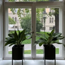 Convex Pot pot, Black, medium Ø34 cm