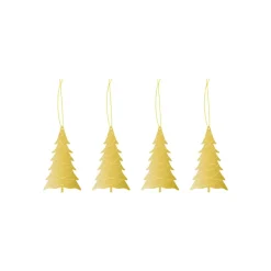 Cooee bauble brass 4-pack, Tree