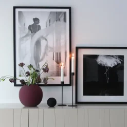 Cooee candle holder 21 cm, black