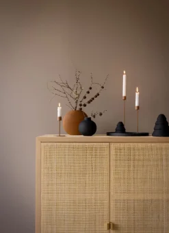 Cooee candle holder 21 cm, Coconut