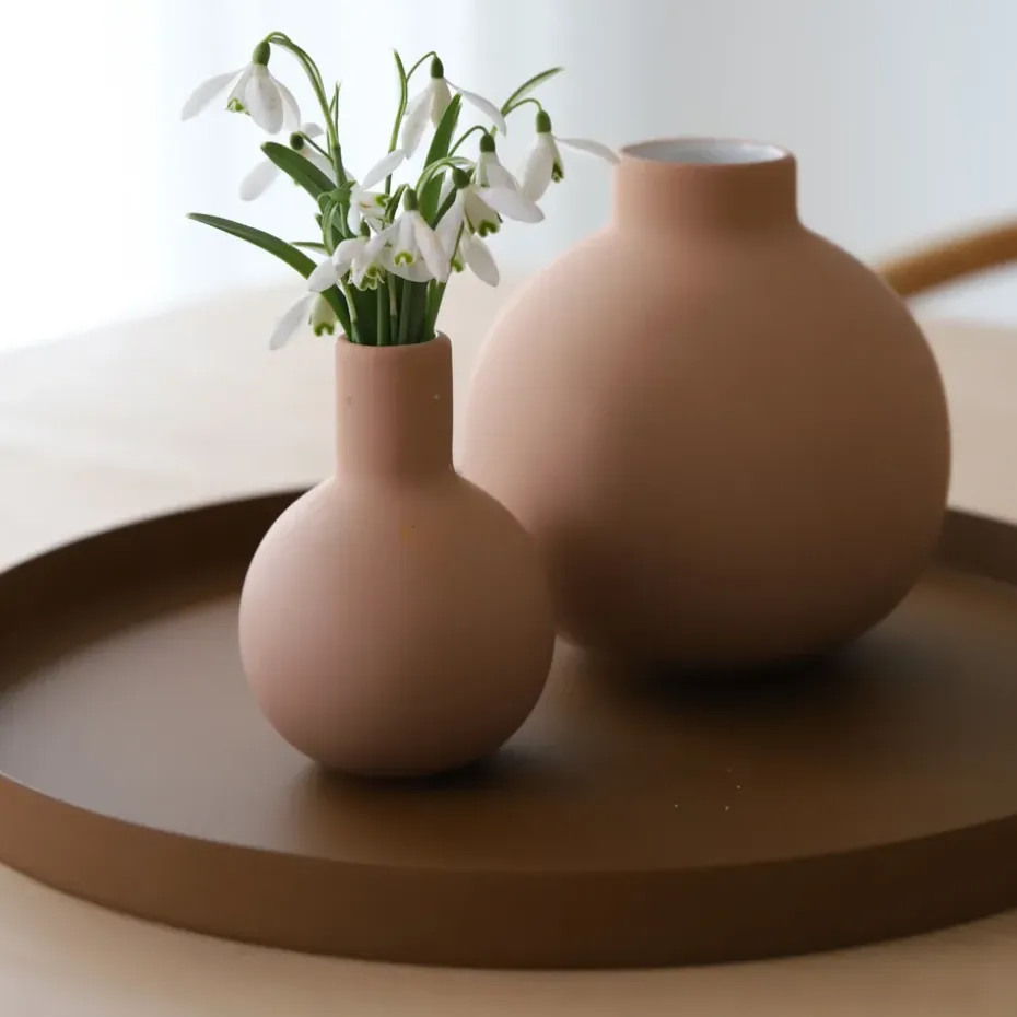Cooee tray 30 cm round, coconut