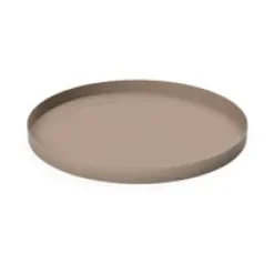 Cooee tray 30 cm round, Taupe