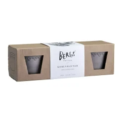 Copenhagen pot Ø10 cm 3-pack, Grey