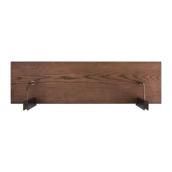 Corbel shelf 100x30cm, Dark stained oak