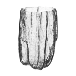 Crackle vase 27 cm, clear