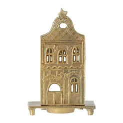 Crista tealight holder 5.5x14 cm, Brass
