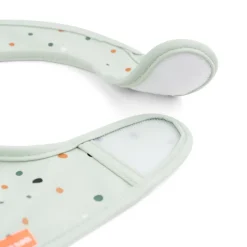 Croco bib with Velcro 2-pack, Green