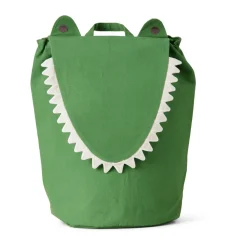 Crocodile storage basket 30x50 cm, Artichoke green