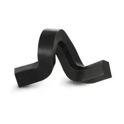 Crooked candle holder 1, Bronze