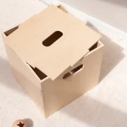 Cube Storage storage box, Birch