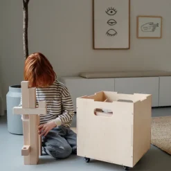 Cube Storage storage box, Birch