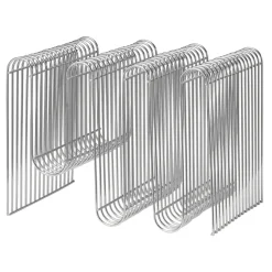 Curva newspaper stand, silver