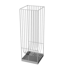 Curva umberella stand, Silver