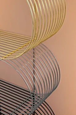 Curva wallshelf, Gold