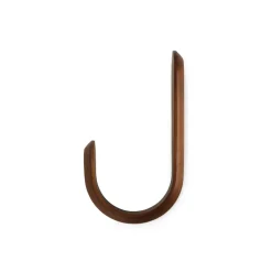 Curve hook, wallnut
