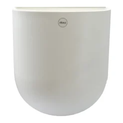 Cut wall-hang flower pot white, x-large