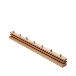 Cutter coat rack, Oak, 7 knobs