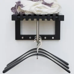 Cutter hat rack mini, black-painted oak