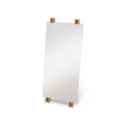 Cutter mirror, Teak