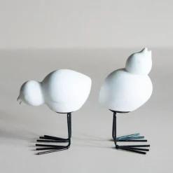 DBKD Swedish Birds Easter decoration 2-pack, White