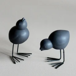 DBKD Swedish Birds Easter decoration 2-pack, Black