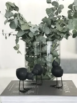 DBKD Swedish Birds Easter decoration 2-pack, Black