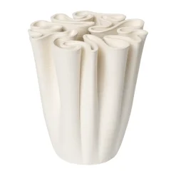 Dedali vase 18 cm, Off-white