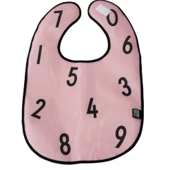 Design Letters bib numbers, Pink