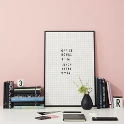 Design Letters letter board A2, grey