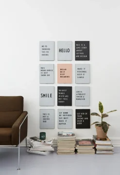 Design Letters letter board A4, Black