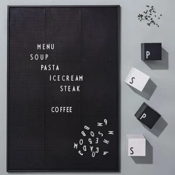 Design Letters letter board A2, black