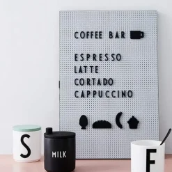Design Letters letter board A3, light grey